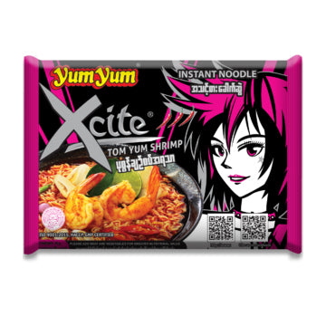 YumYum - Tom Yum Shrimp Flavor Instant Noodle Soup (70g) x 5 Bags