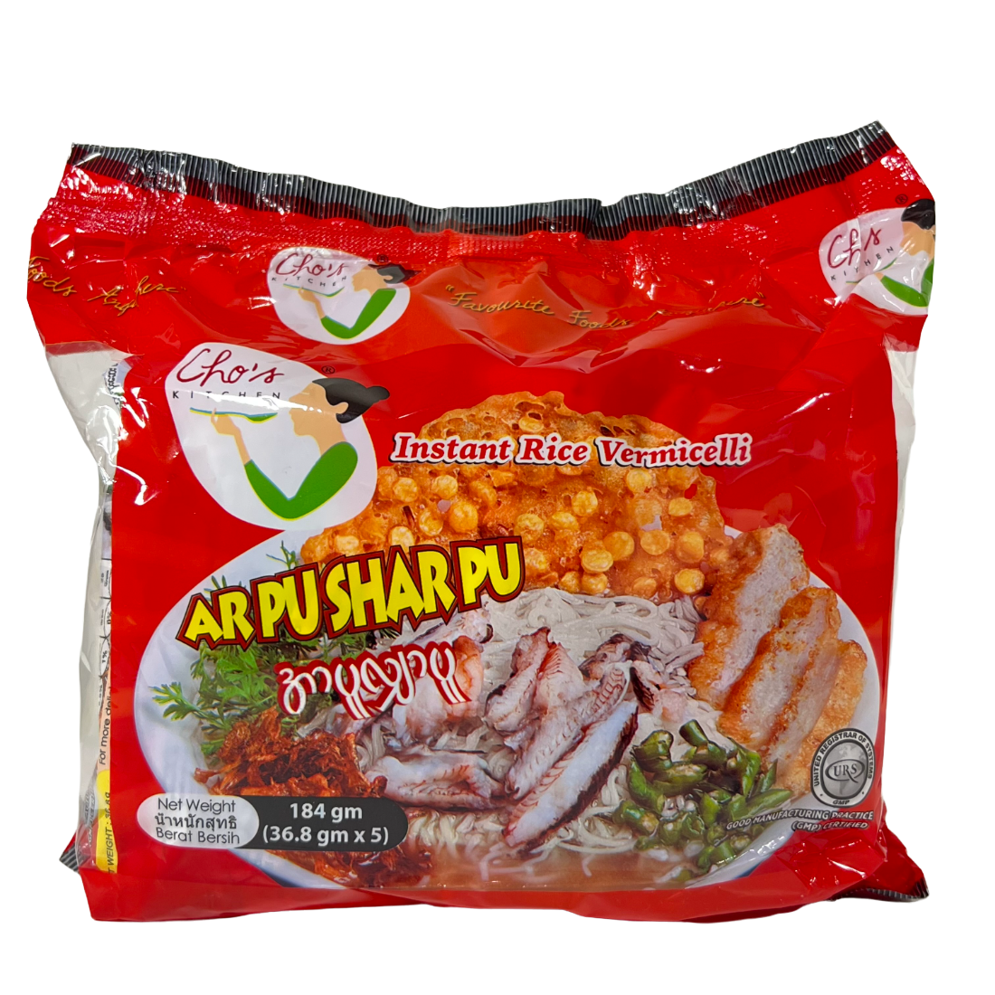Cho's Kitchen - ArpuSharPu Flavor Instant Rice Vermicelli Soup (36.8g) x 5 Bags
